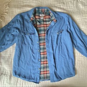 Thrifted vintage denim/flannel